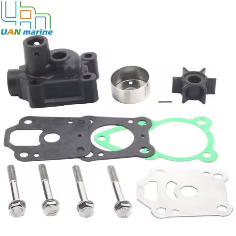 369-87322 Outboard Water Pump Repair Service Kit w/ Housing for Nissan Tohatsu 4HP 5HP 6HP M4C MFS4B