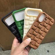 Three-Dimensional Rubik's Cube Phone Case iPhone17pro Woven Pattern Apple 13mini Skin Feel 11 Shock-