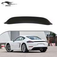 Carbon Fiber Rear Ducktail Spoiler Wing For Porsche 718 Boxster Cayman 2 Door 2016 - 2019