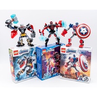 LEGO Marvel Super Heroes -Captain America,Thor , Miles Morales Mech (76168 + 76169 + 76171) set 3 ( 