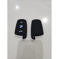 Silicone car key bmw smart key series 1 3 5 X5 E90 E60 black