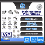 ViP 1" SUS 304 Stainless Steel Pipe Fitting Equal Elbow Street Elbow Reducing Elbow Equal Reducing T