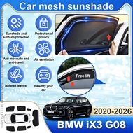 【READY STOCK】 For BMW iX3 G08 2020‑2026 Car Magnetic Mesh Privacy Sunshade Side Window Sun Shade Pro