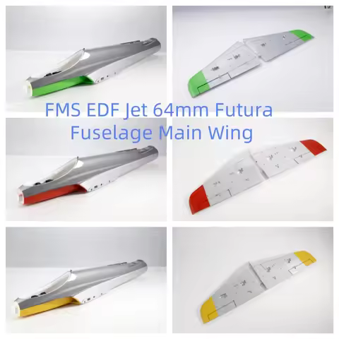 FMS EDF Jet 64mm Futura Foam Outdoor Remote control airplane Parts Fuselage Main Wing