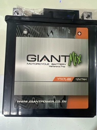 แบตเตอรี่ Giant GEL YTZ7-BS 7แอม เจลแท้ แบตแห้ง maintenance Free แบตไฟแรง ใช้นาน usa สำหรับ cbr300 2