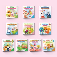 Truyện Ehon ươm mầm tính cách (10 cuốn Song ngữ Anh - Việt hoàn tiện tính cách - trí tuệ của bé)
