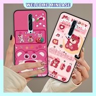 Oppo Reno 2 / Reno 2F / Reno 2Z Case With Lotso Strawberry Bear Image, Cute Brown Bear