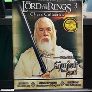 LORD OF THE RINGS CHESS COLLECTION - ISSUE 03 WHITE BISHOP GANDALF  MAGAZINE ONLY LOT HF8710#3243