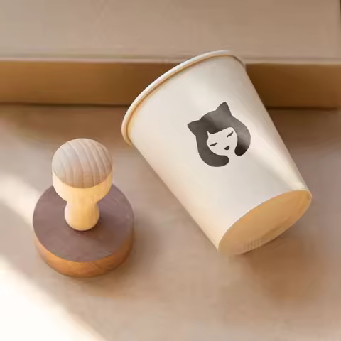 Custom Stamps - Personalized Stamps - Custom Logo Images - Custom Images - Multiple Sizes - Natural 