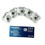(SG Seller) Renata 364 SR621 SR621SW Watch Battery. Made in Switzerland Button Cell Batteries