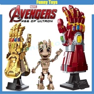 Thanos Infinity Glove 76191 Iron Man Nano Glove 76223 Children's Building Blocks I am Groot 76217 Ve