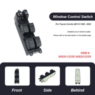 84820-12350 RHD Front Right Master Power Window Switch Button For Toyota Starlet Corolla AE110 1998-