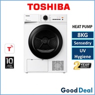 Toshiba TD-E80BT21HWM(WW) 8KG Heat Pump Dryer Machine Mesin Pengering Baju