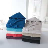 100 % Cotton Terry Mens Ladies Dressing Gown Towelling Robe Bath Bathrobe