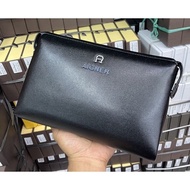 Handbag Clutch Aigner Bag Men/ Women Lock Password Leather Bag Import