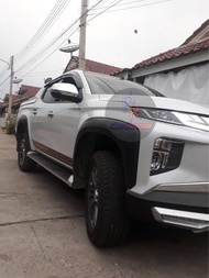 คิ้วล้อ TRITON 2019 ดำด้าน 6 นิ้วเรียบ