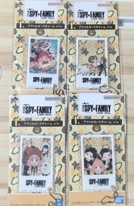 一番賞 I賞 SPY x FAMILY CODE: White 壓克力卡片吊飾 間諜家家酒 安妮亞 約兒 黃昏 彭德 貝琪 達米安