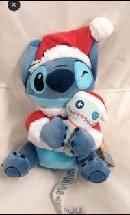 香港迪士尼樂園 Stitch 史迪仔 史迪奇 聖誕老人 Scrump 小金 小甘 金仔 甘仔 聖誕節 Christmas Xmas 毛公仔 大公仔 全新正版有牌 Disneyland HKDL
