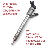 0445110955 JX6Q-9F593-AB 2315514 9828959880 New Diesel Fuel Injector for Ford Focus Citroen Peugeot 