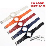 Silicone protective Rubber Sports Strap Modification Accessories Case and Strap compatible For Casio