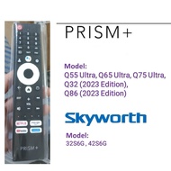 for PRISM+ Voice Function Android LED Tv Remote Control For Q55 ultra / Q65 ultra / Q75 ultra / Q32 