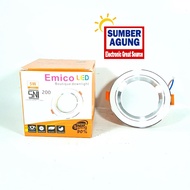 EMICO LED Panel IB 5W 5Watt 3 Colors Boutique Ceiling Light 5W 3 Color Tricolor 3 Colors White Warm 