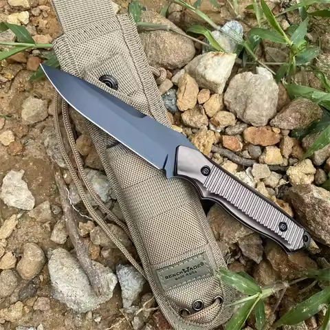 BM 140BK Straight Knife Wilderness Wilderness Adventure Military Tactical Hunting Self-defense Multi