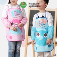 Waterproof Baby Apron, Unisex Primary School Cooking Painting Apron | Kids Waterproof Apron