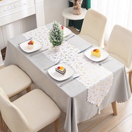 Roemahsoelthan37. Christmas Edition Table Runner Tablecloth Table Cloth Table Cover Table Cloth Wate