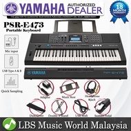 Yamaha PSR-E473 Portable Keyboard Basic Package with Premium Sustain Pedal (PSRE473 PSR E473)