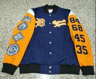 底特律 老虎隊 DETROIT TIGERS MLB 棒球外套 OVERSIZES 夾克 嘻哈 饒舌 美版S~XXL