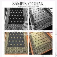 SAMPIN CORAK BUNGA TABUR | SONGKET TENUN COTTON | MUSLIM FASHION | MEN MUSLIM WEAR | SONGKET