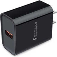 18W USB Charger 3A Quick Charge 3.0 Wall Charger Plug AC Power Adapter Fast Charging Block for Samsu