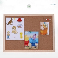 【CH】 Cork Bulletin Board Memo Board Cork Notice Board Decorative Pin Board for Office
