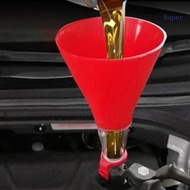 Super Car Engine Oil Funnel Leakproof Auto Engine Oil Filling Funnel Auto Locking