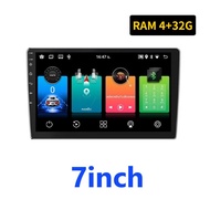 (6+64G+13+Carplay)7/9 นิ้ว 2din 6G Ram Android 13รถวิทยุเครื่องเล่นมัลติมีเดีย 2.5D เครื่องเสียงติดร