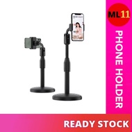 Smartphone Live Show Desktop Stand Phone Holder Stand Clip & Grip | For Gaming Movie Streaming, Soci