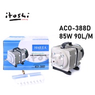 ITOSHI Hailea ACO 388D Air Pump Aerator 90L 85W Electromagnetic Air Compressor Aquarium Oxygen Koi P