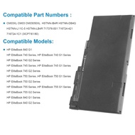 HP Elitebook CM03XL/700/740/745/750/755 840 845 850 855 G1 CM03 CO06 CO06XL 6 Cells Notebook Compati