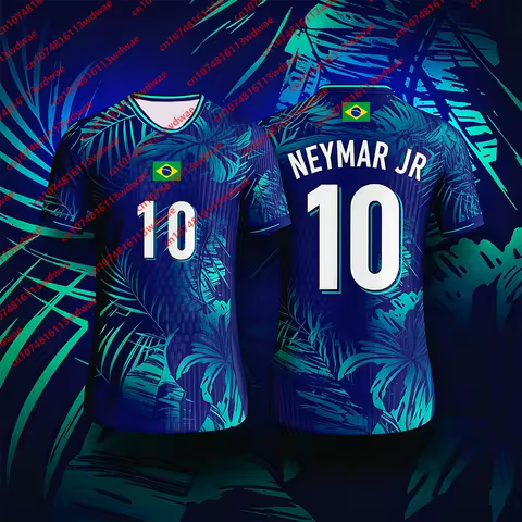 2026 Brazil Football Training Kit Classic Jersey Quick-Drying Neymar 10 Jersey Brazil National Suit