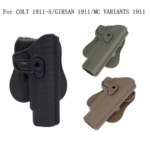 Tactical Quick-Pull Waist Gun Holster for COLT 1911-5 GIRSAN 1911 MC VARIANTS 1911 360 Degree Rotati