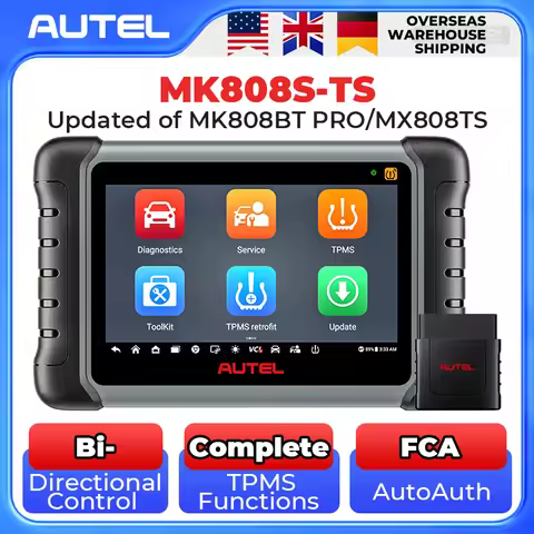 Autel MaxiCOM MK808S-TS OBD2 Scanner Car Diagnostic Tools TPMS Automotive Scanner Active Test Scan T