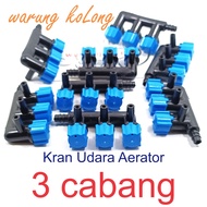 Air Hose Faucet Aerator 2 branches 3 branches aquarium pump Oxygen bubble aquarium air pump faucet w