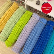 100Pcs Encrypted Fuzzy Wire Bouquet Handmade DIY Material Package - Complete Set of Macaron Fuzzy Wi