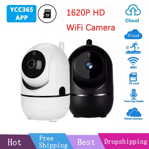 IP Camera YCC365 Plus Smart Home 1620P HD Security camera Auto Tracking Network Wireless Surveillanc