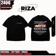 RWB PORSCHE 993 Turbo T-shirt Men's Tops Cotton Sports Car Print Short Sleeve Unisex