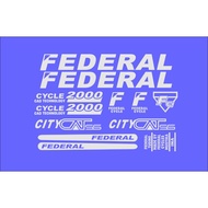 Cutting Sticker FEDERAL citycat SS Bicycle Sticker