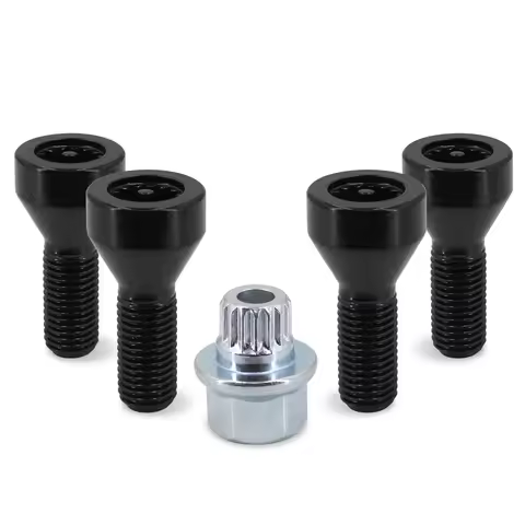 Wheel Bolts Locking Lug Nuts For BMW Z4 Z3 M6 M5 M3 650i 535i 528i 525i Mini Cooper 36136786419 Whee