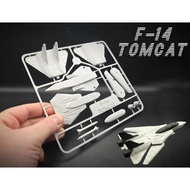F-14 Tomcat Kit Card | Snap Fit Mini Aircraft Model | DIY Assembly Kit