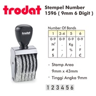 9mm 6 Digit Number Stamp/1596